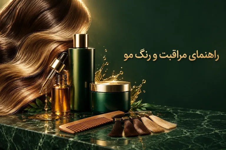 راهنمای کامل مراقبت و رنگ مو