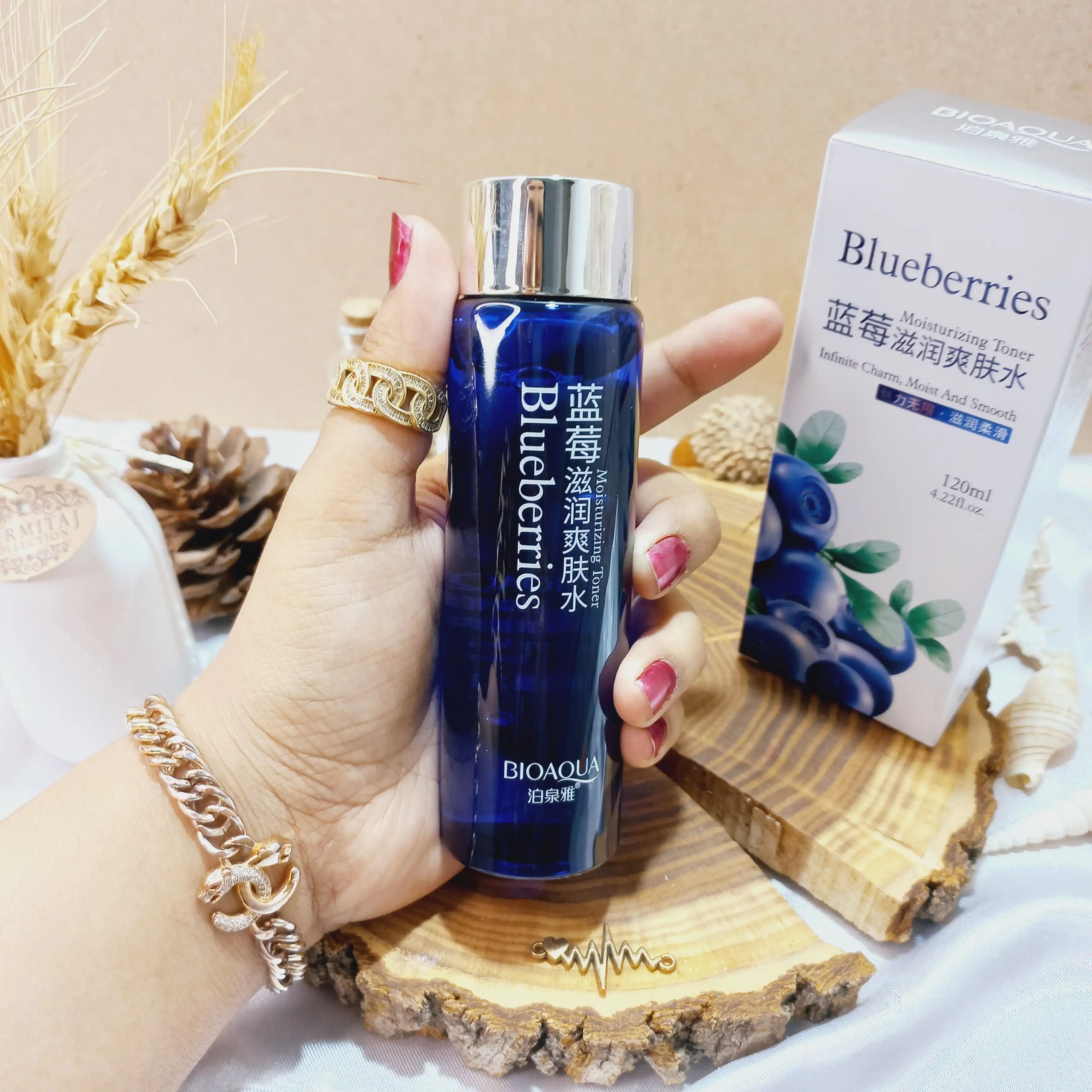 تونر مرطوب کننده واندر بلوبری بیوآکوا BIOAQUA  کد bqy0603
