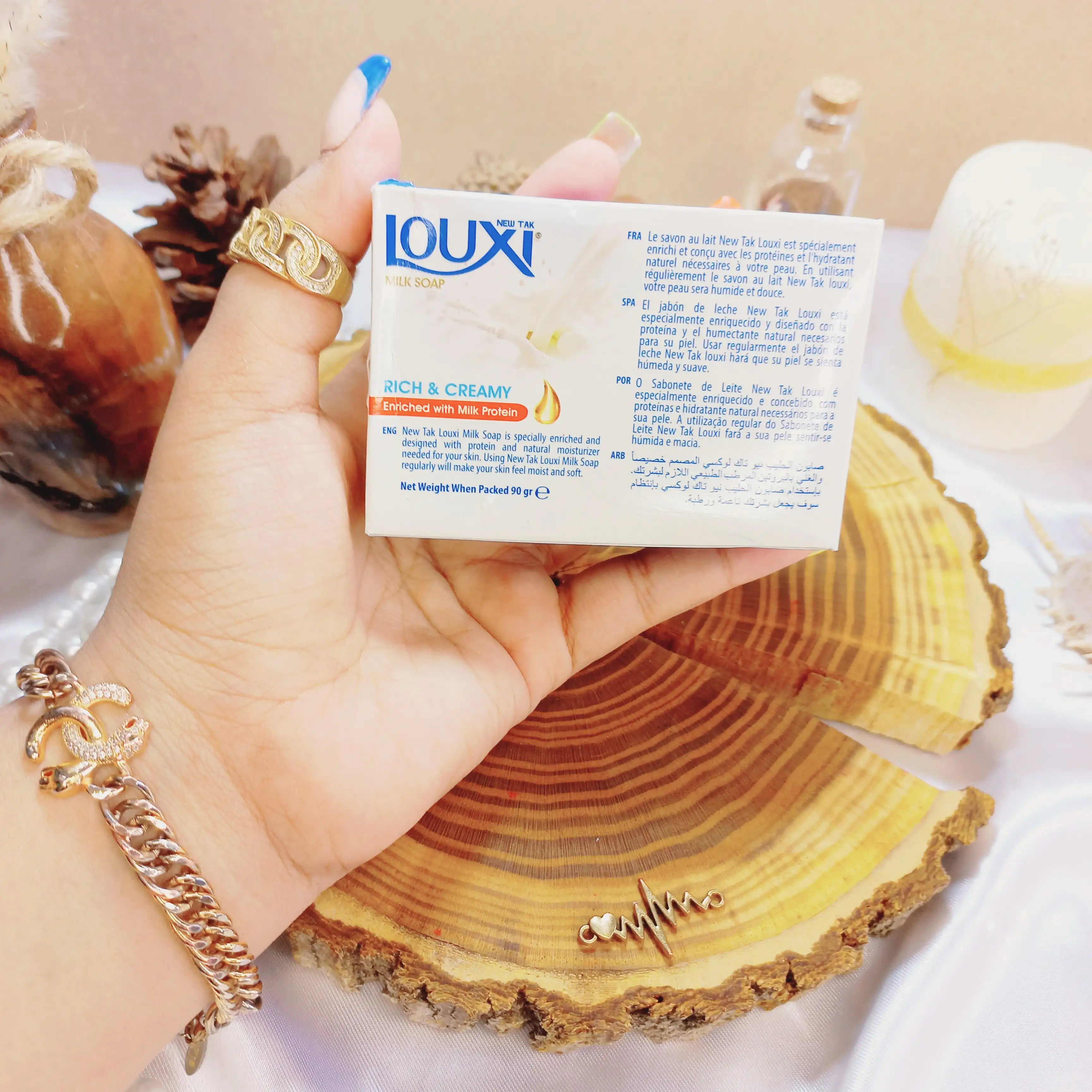 صابون شیر لوکس کیفیت عالی ا Luxury milk soap | پخش عمده