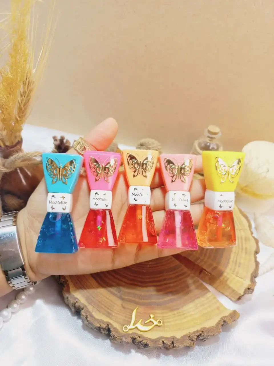 برق لب حرارتی طرح پاپیون  MOCALLURE MAGIC  مجیک کد 1001