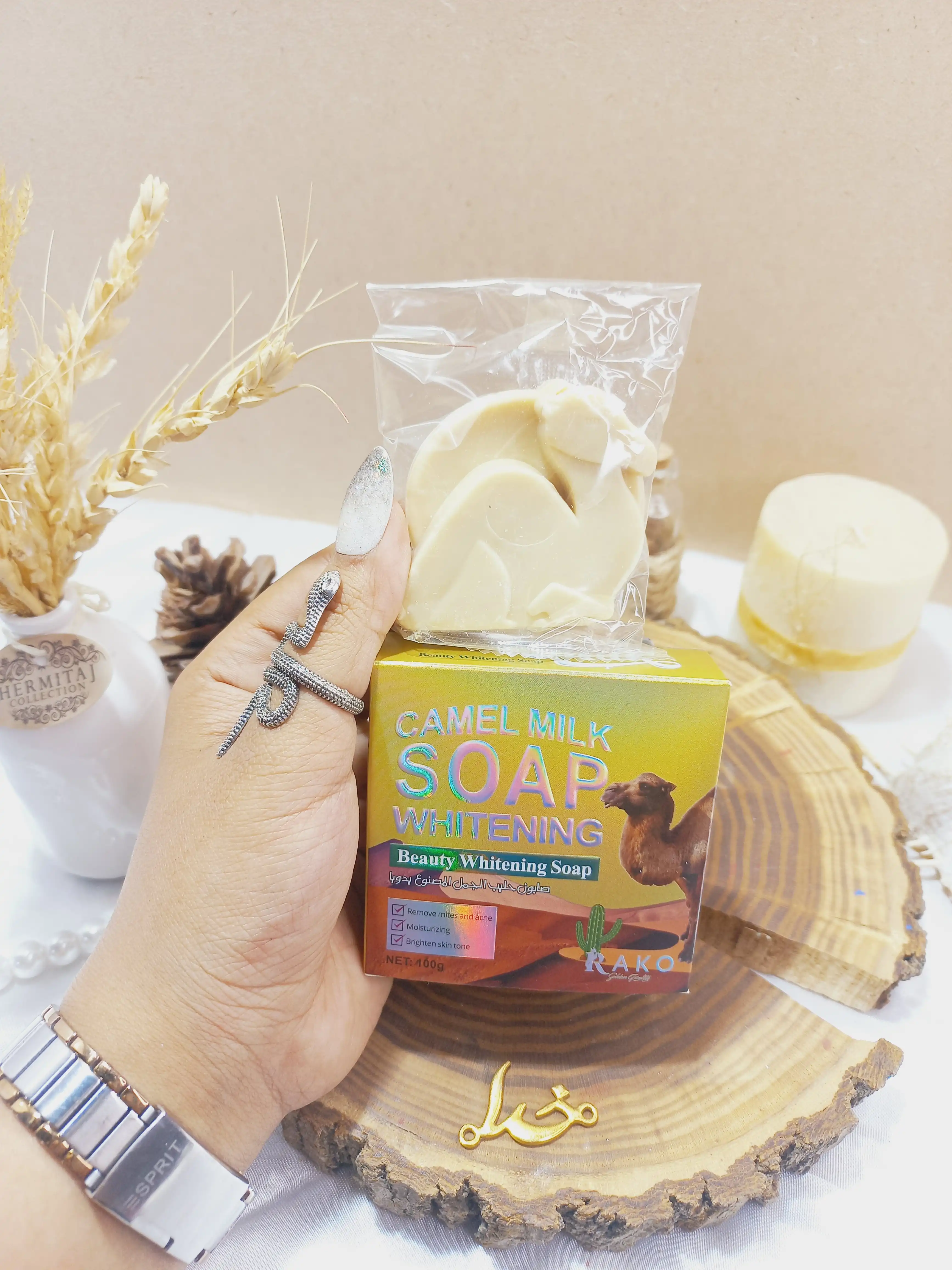 صابون سفید کننده عمیق شیر شتر راکو RAKO اصلی کد RK951