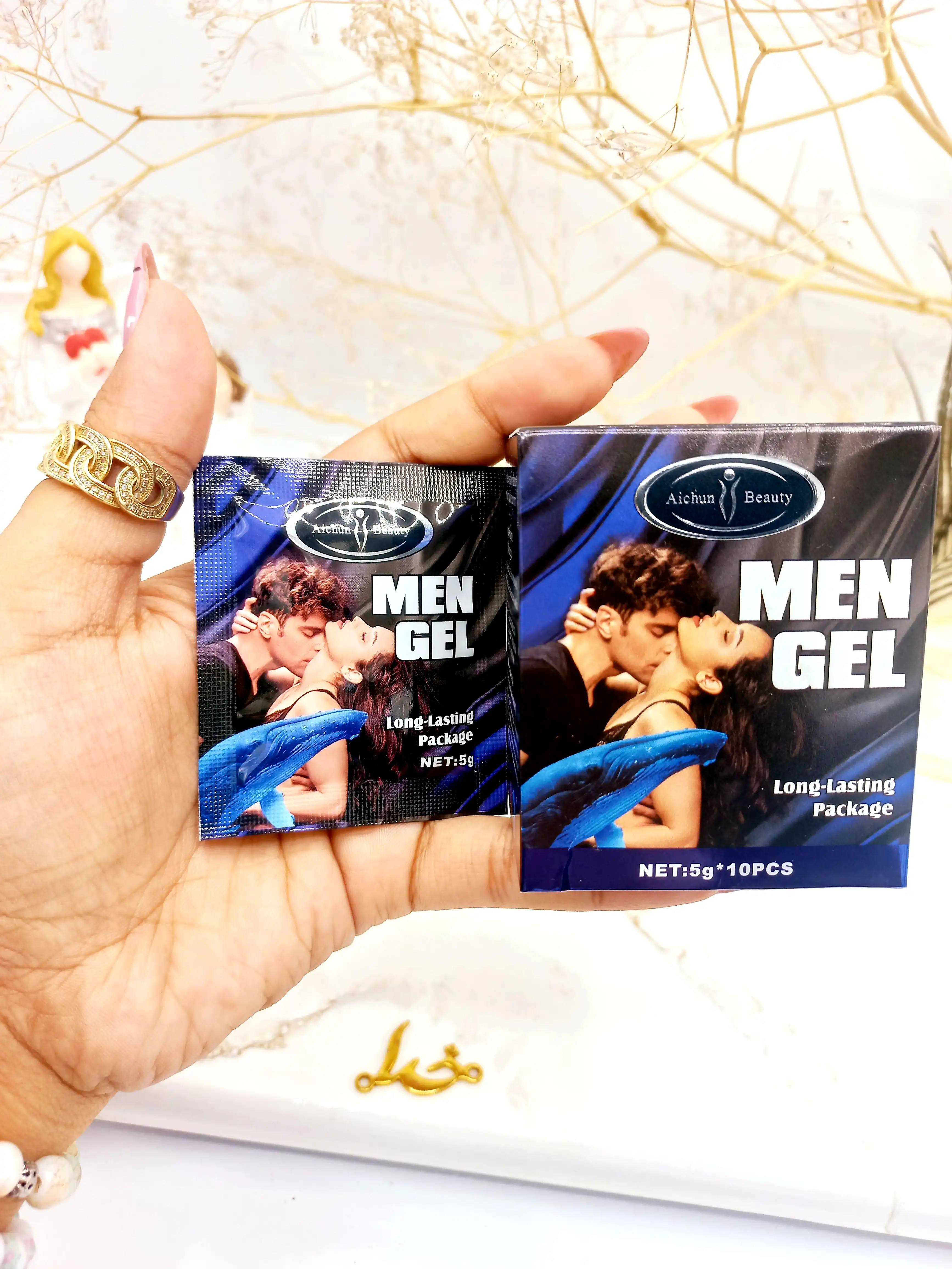 ژل تاخیری و روان کننده مردانه آیچون بیوتی Aichun Beauty کد AC3168