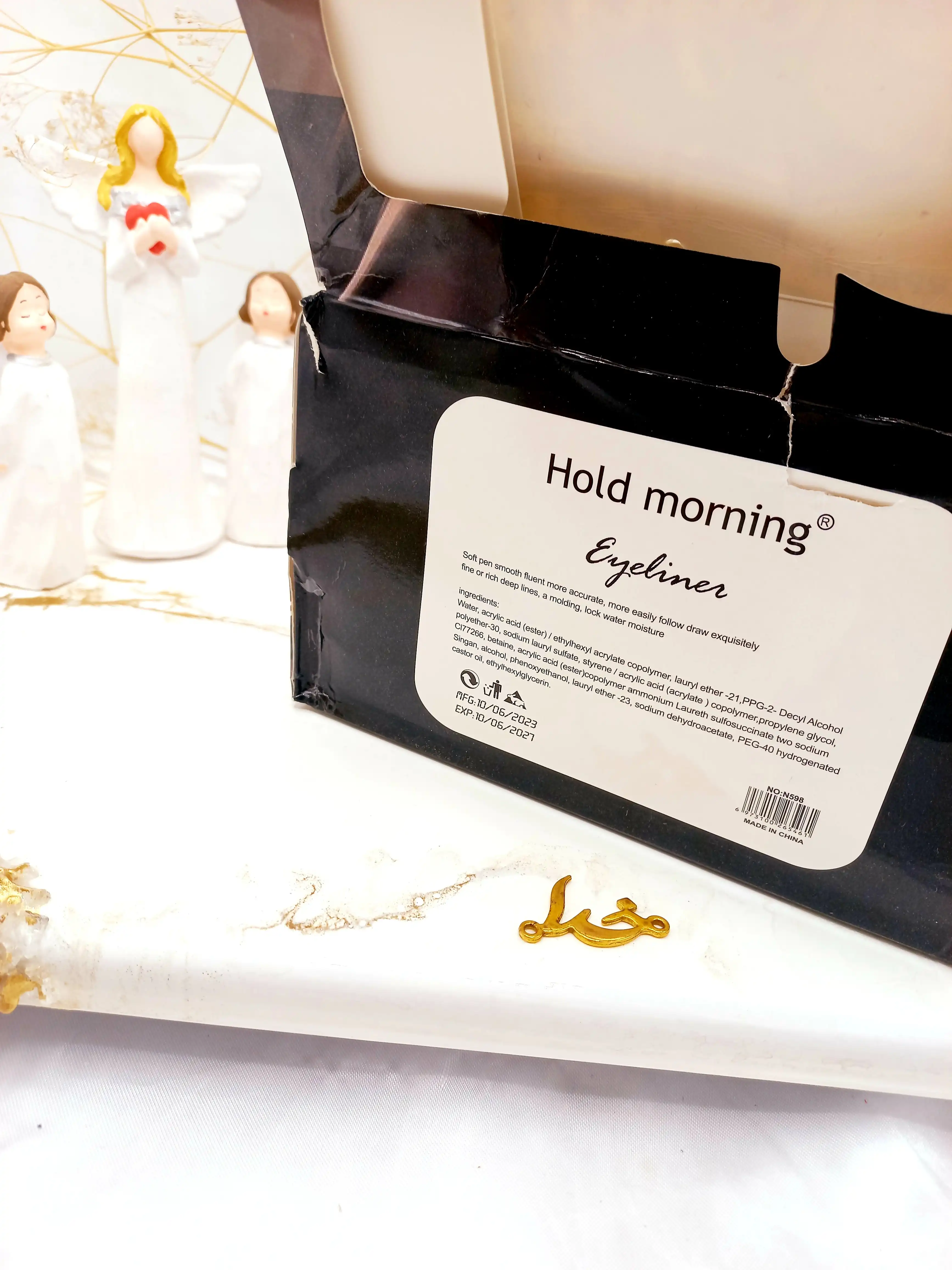 خط چشم ضد آب ماژیکی کوزه ای  هولد مورنینگ Hold Morning کد N598