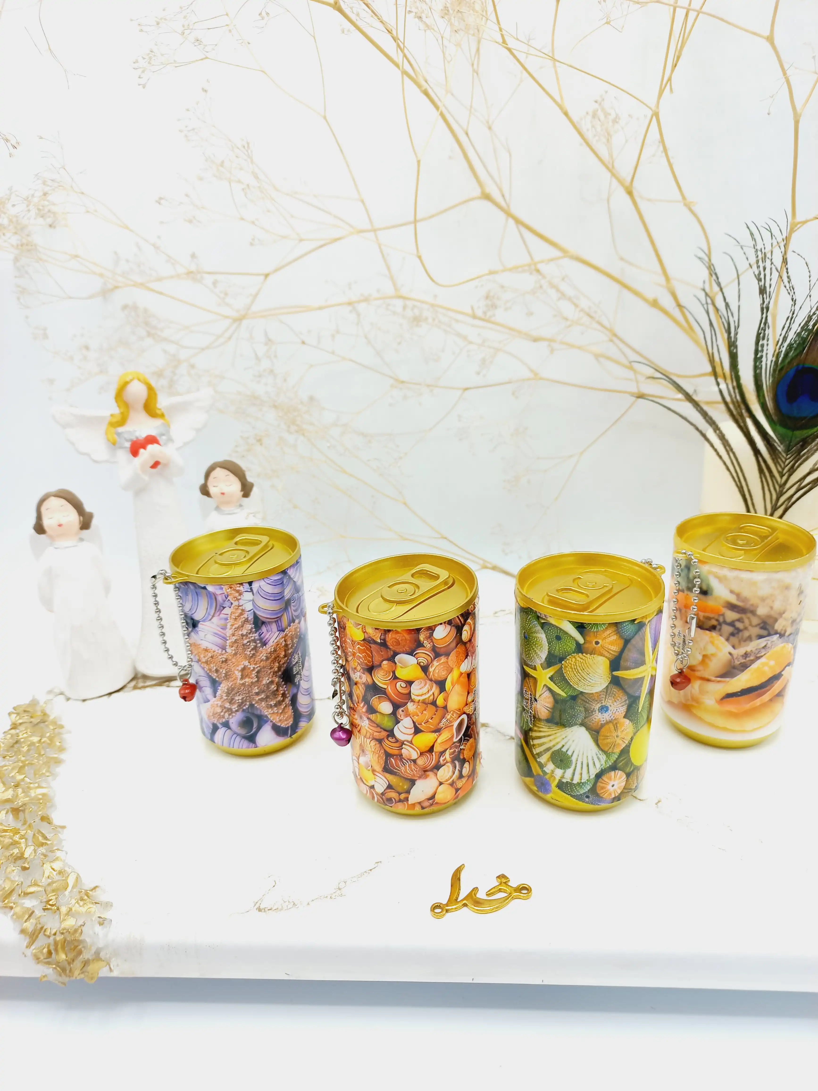 دستمال مرطوب قوطی طرح دریایی کد H024