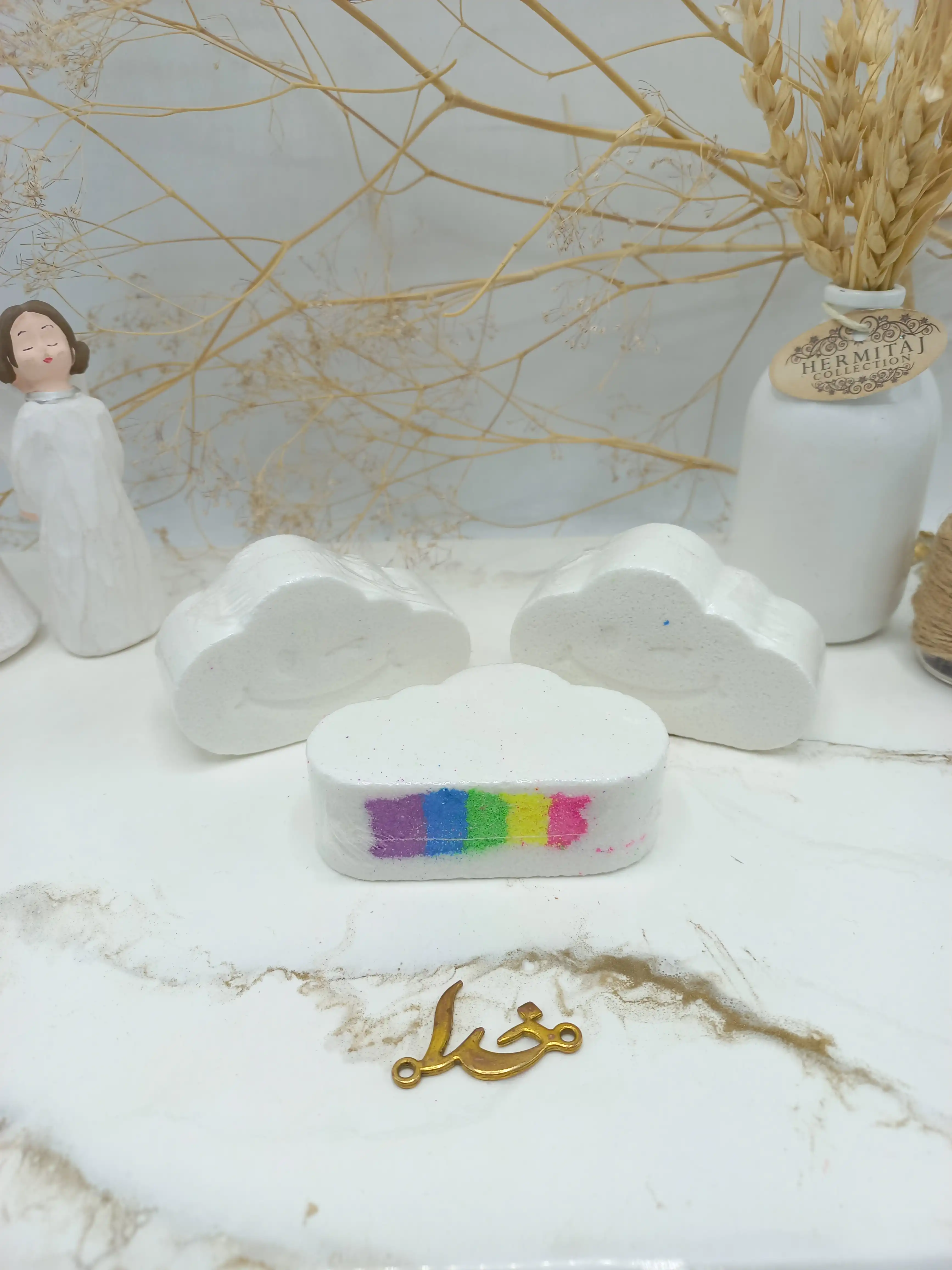 کوکتل طرح ابر رنگین کمان 80 گرم فوق العاده با کیفیت با جوشش بالا (طرح لبخند)