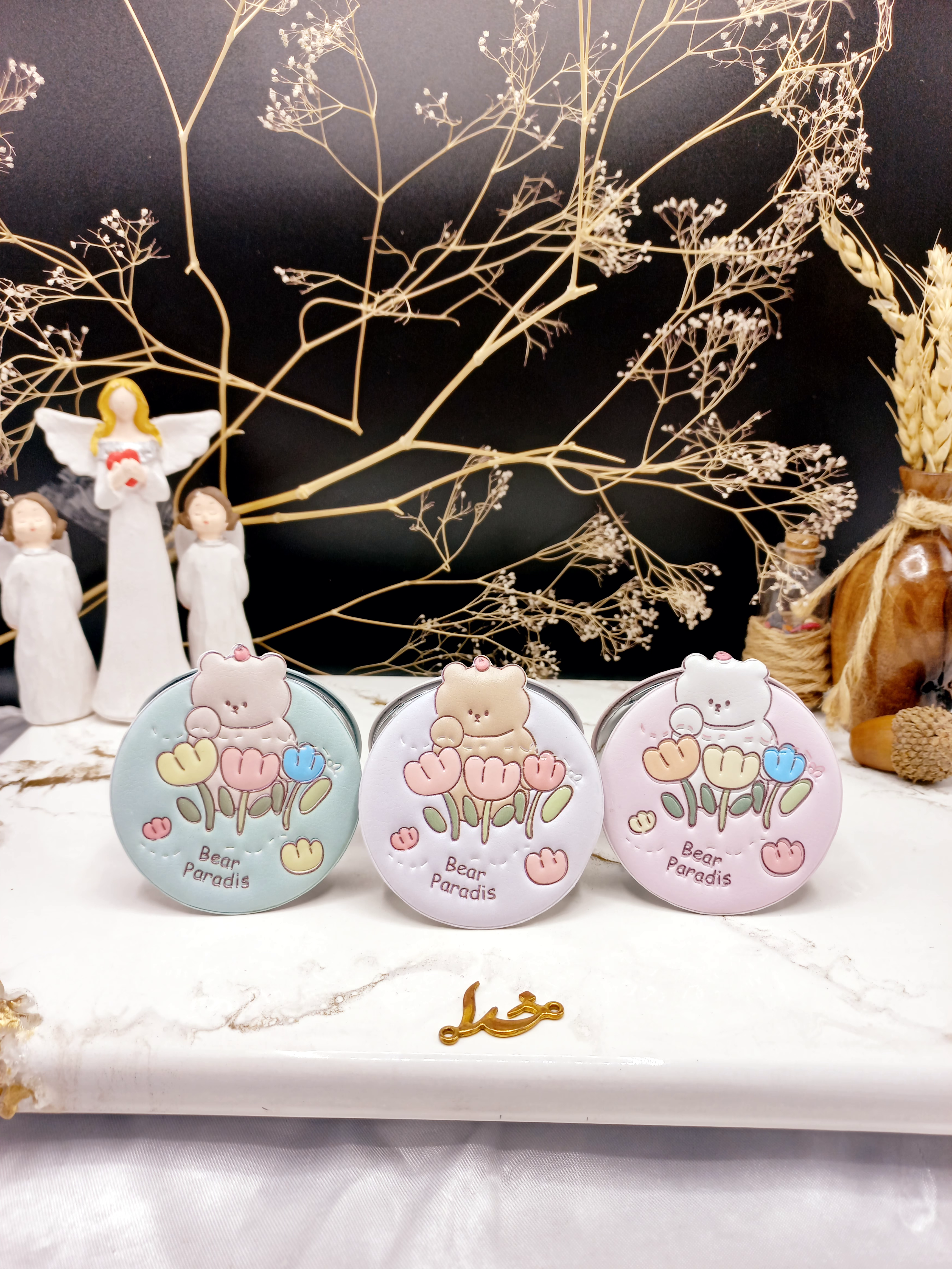 آینه فانتزی طرح خرسی کد 5773 با کیفیت