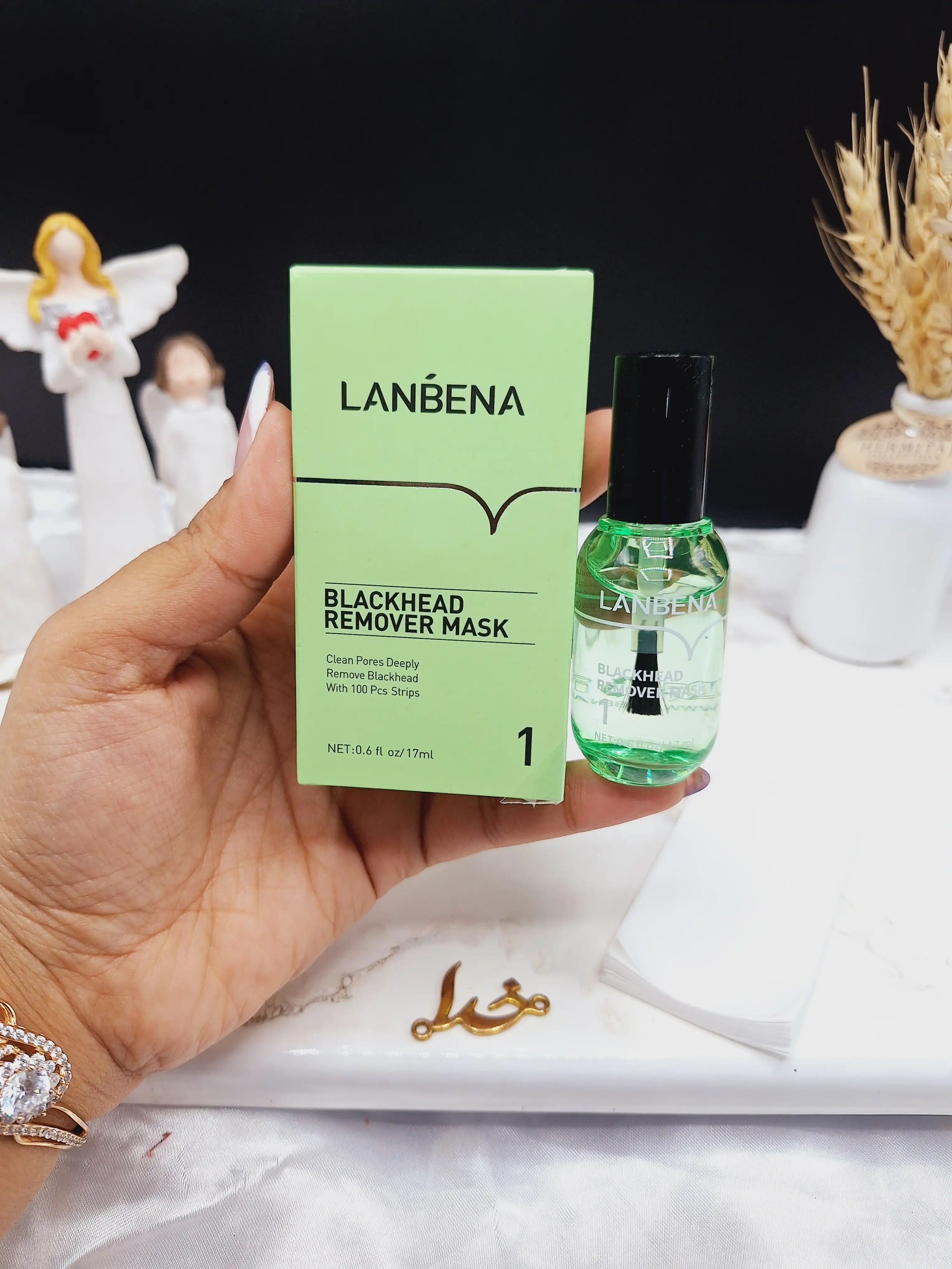 چسب بینی ضد جوش سرسیاه لانبنا LANBENA کد LB6115