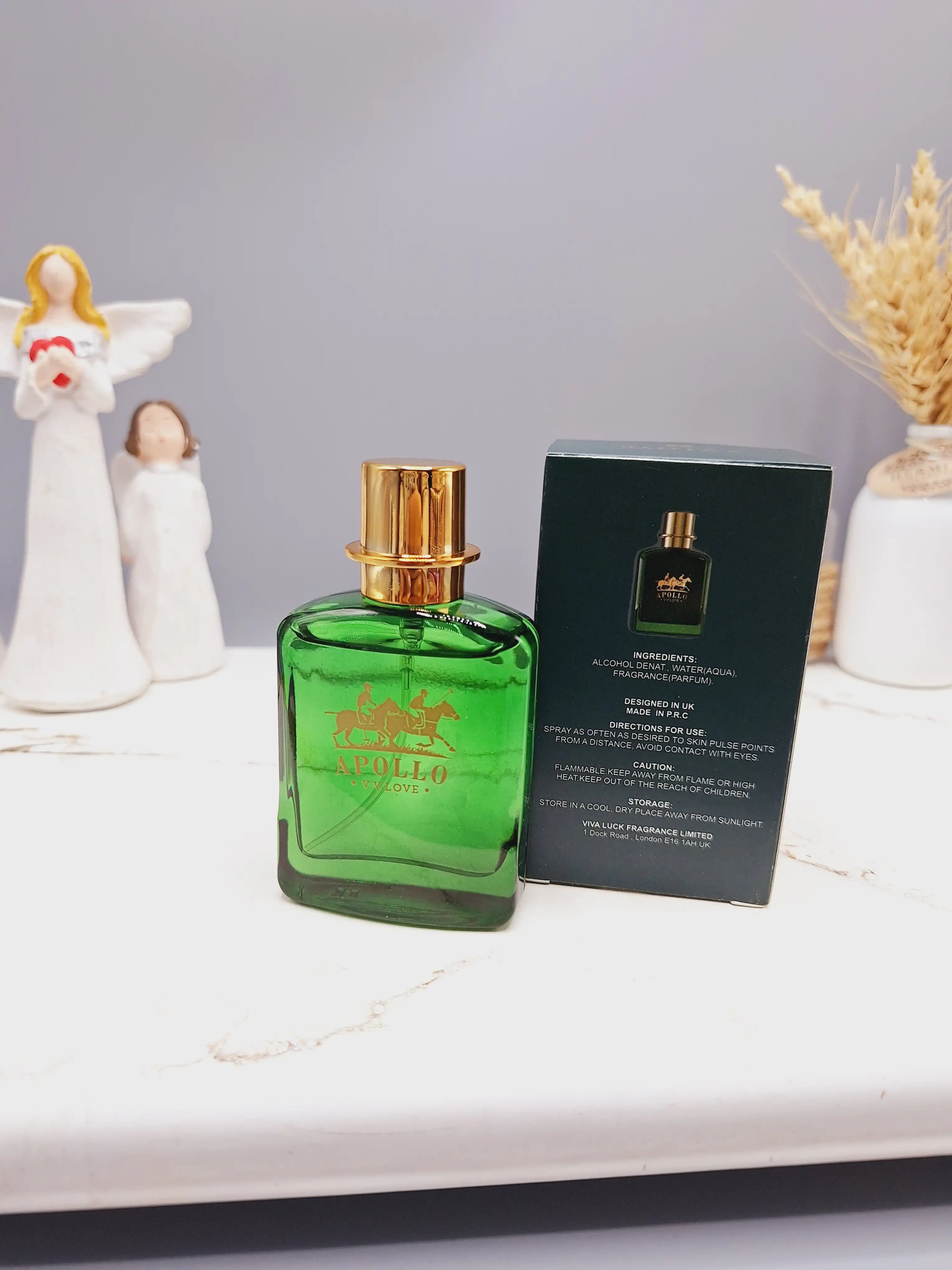 ادکلن APOLLO رنگ سبز حجم 30 میل مردانه کد 8866