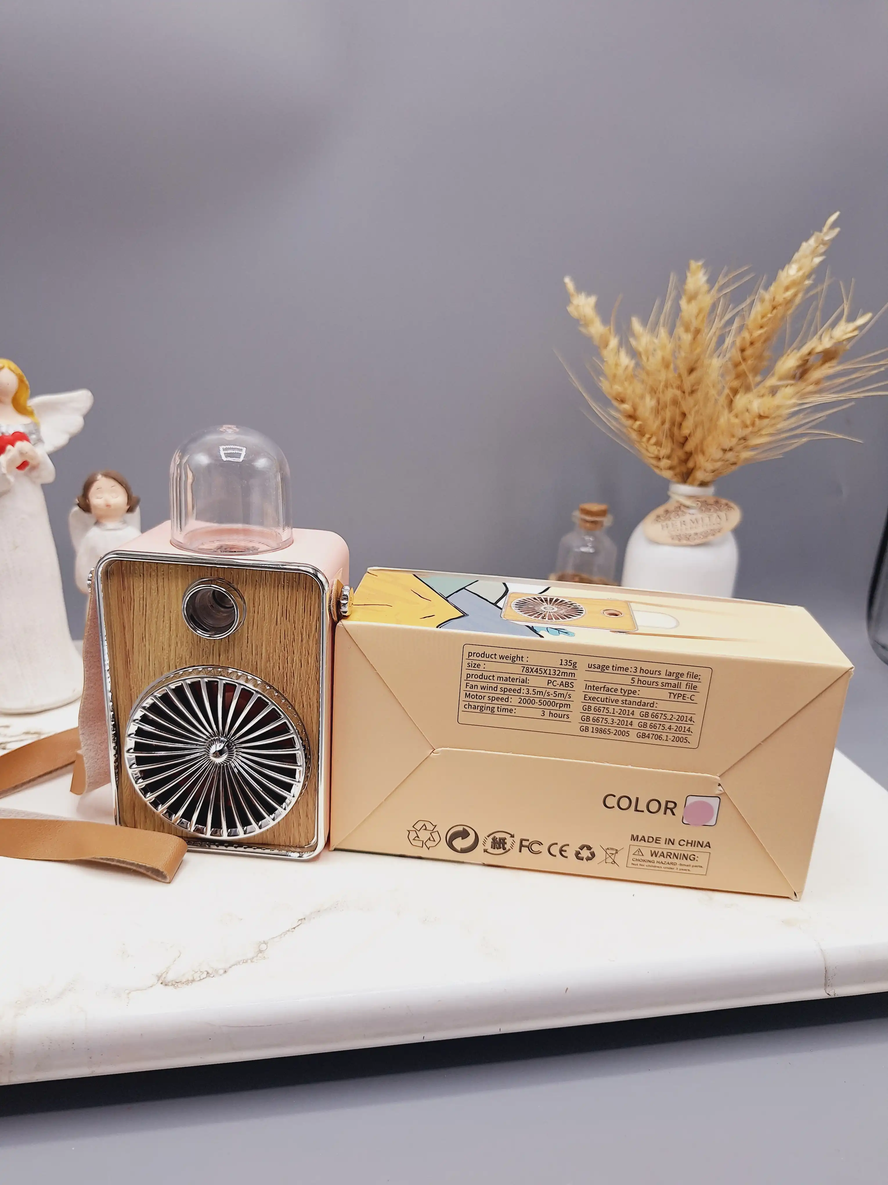 مینی پنکه فانتزی وارداتي با کیفیت RETRO