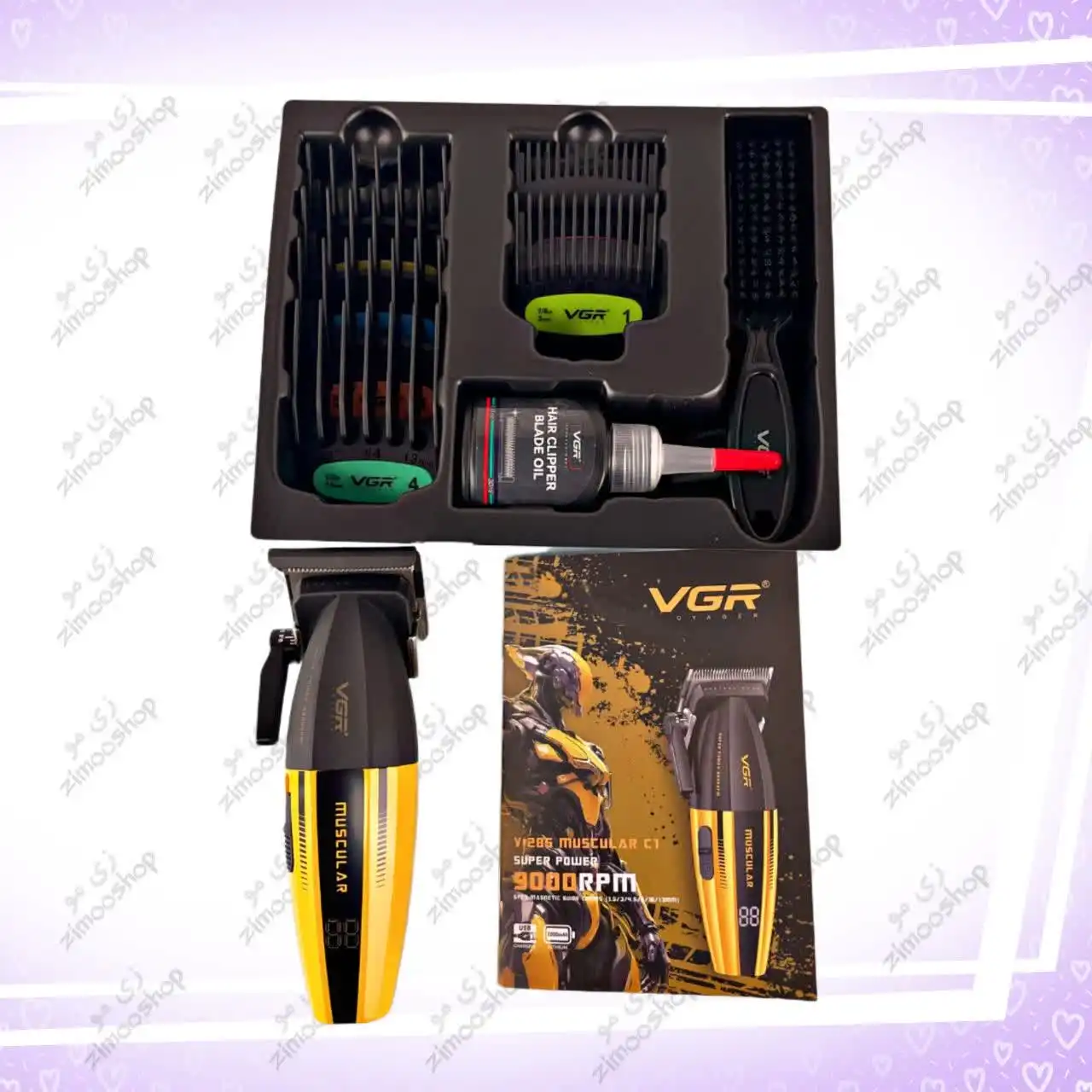 ماشین اصلاح موی سر و صورت VGR مدل V‑285