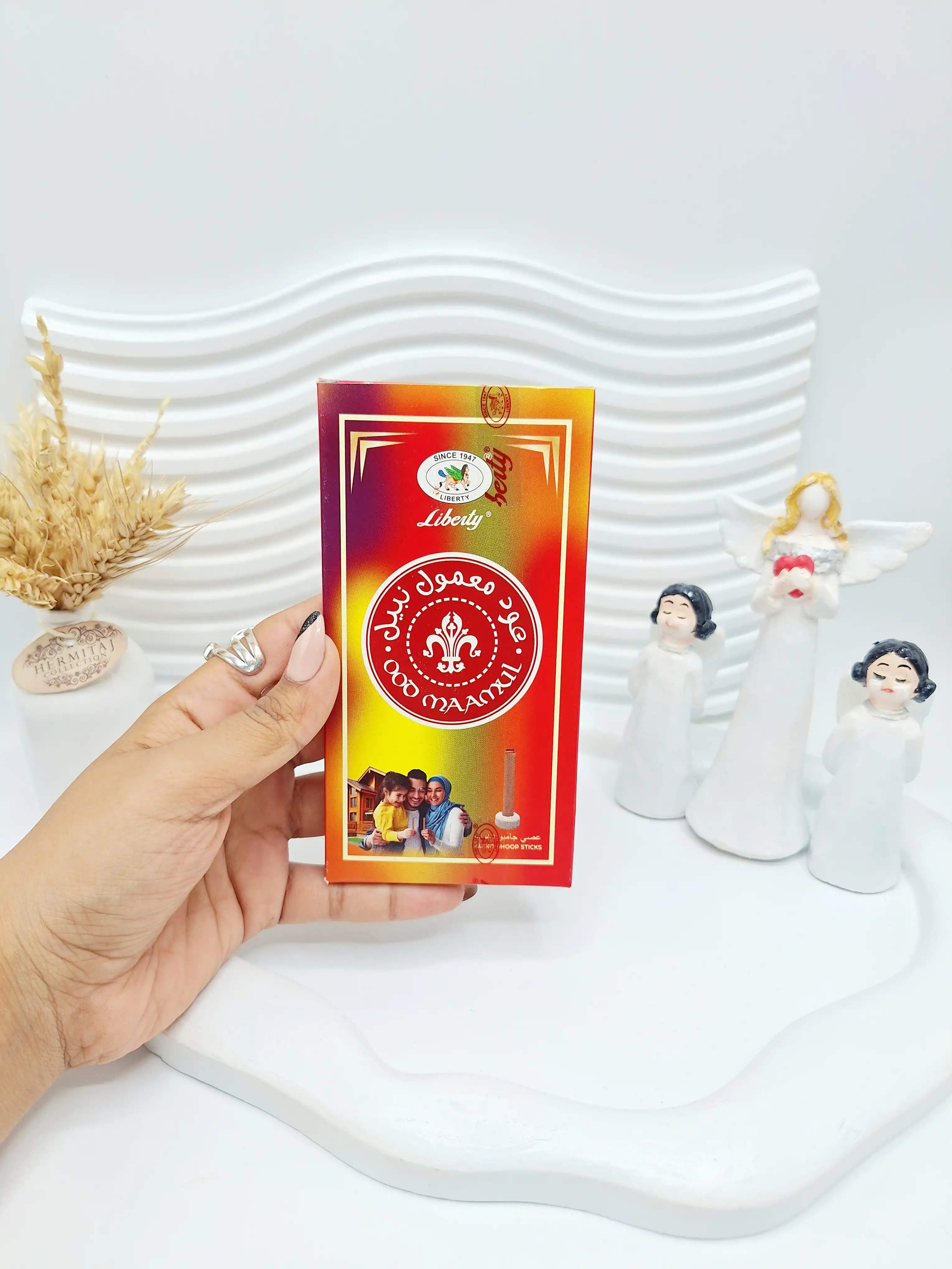عود معمول نبیل با عطر چوب بامبو خارجی برند Liberty کد 9984