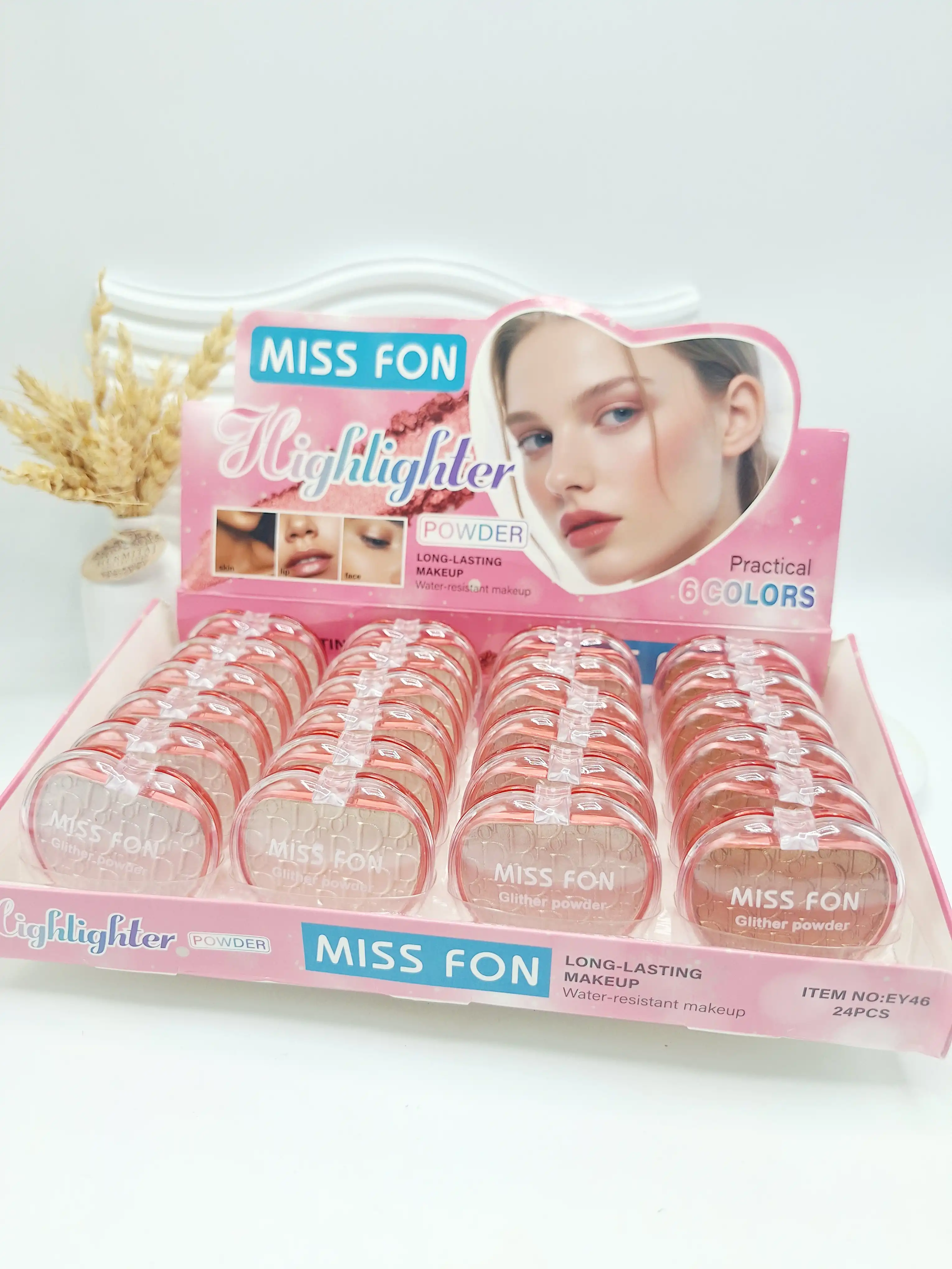 هایلایتر قلبی برند MISS FON کد 6249