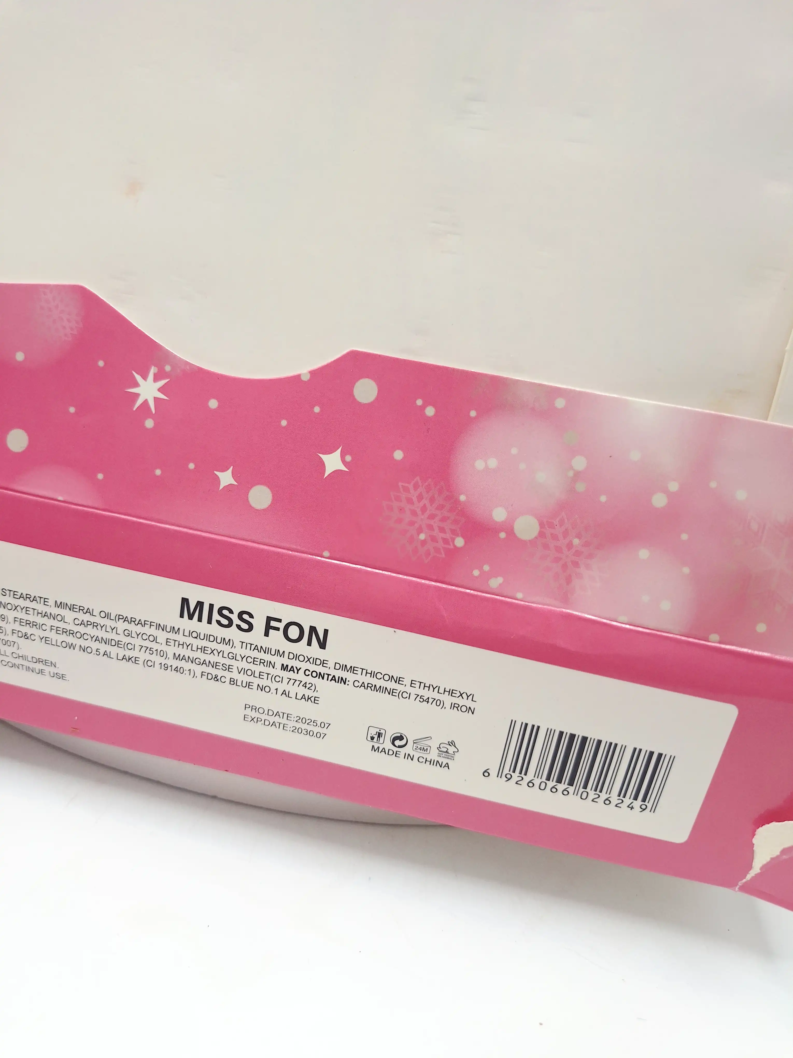 هایلایتر قلبی برند MISS FON کد 6249