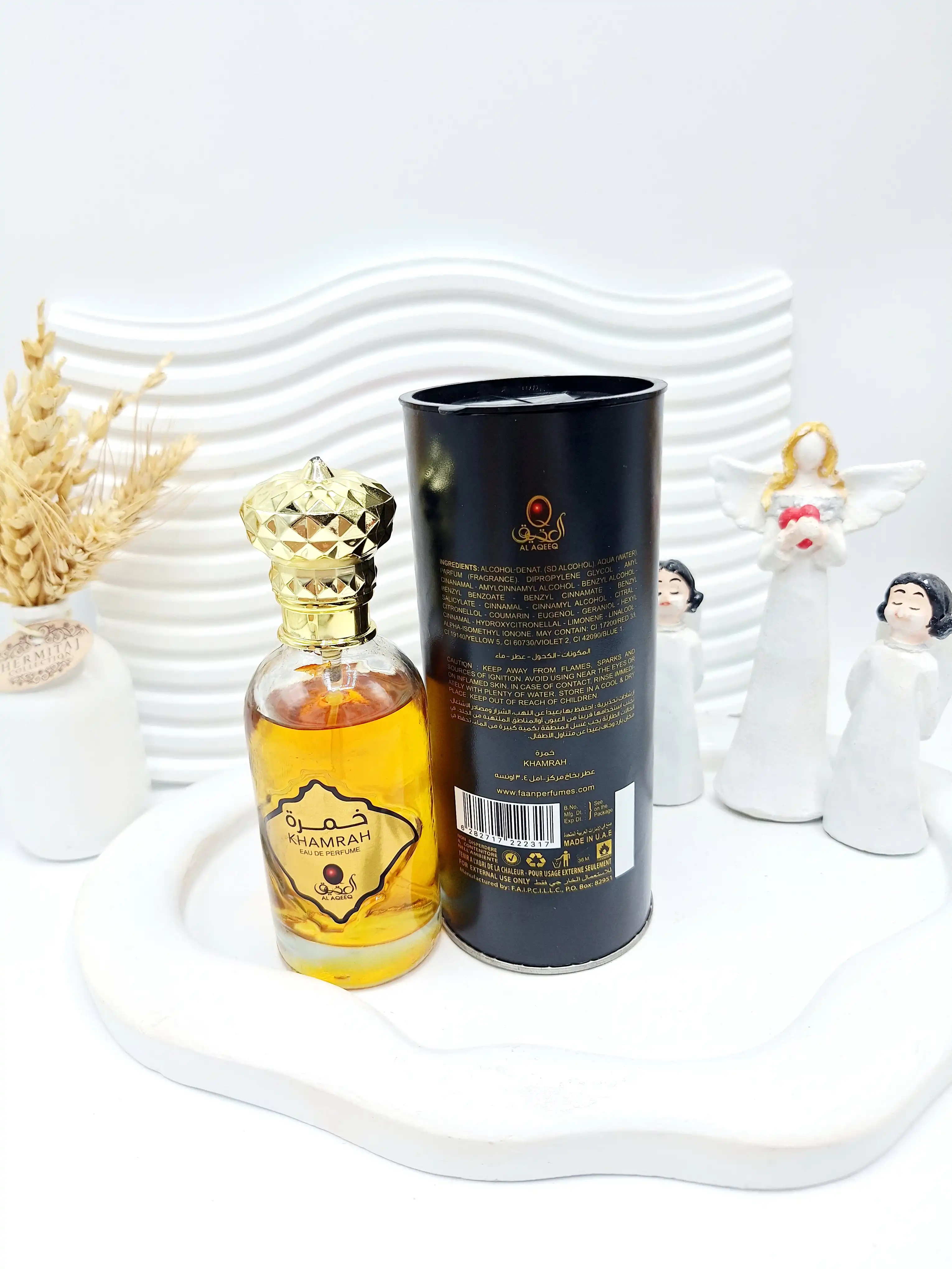 عطر ادوپرفیوم خمره KHAMRAH برند العقید AL AGEED حجم 100 میل کد2317