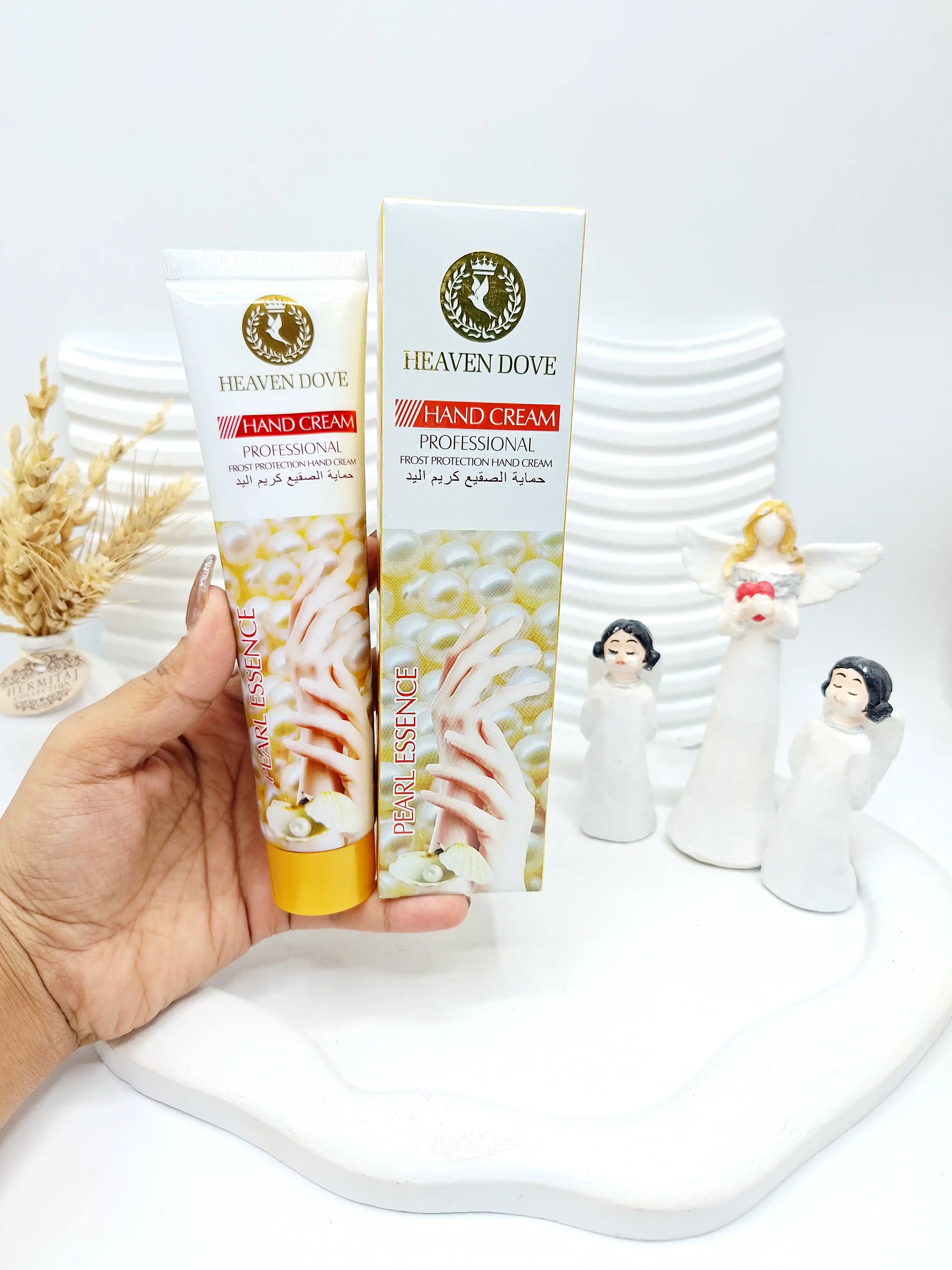 کرم دست سفید کننده و مغذی هیون داو حجم 120 میل مدل مروارید کد 0338