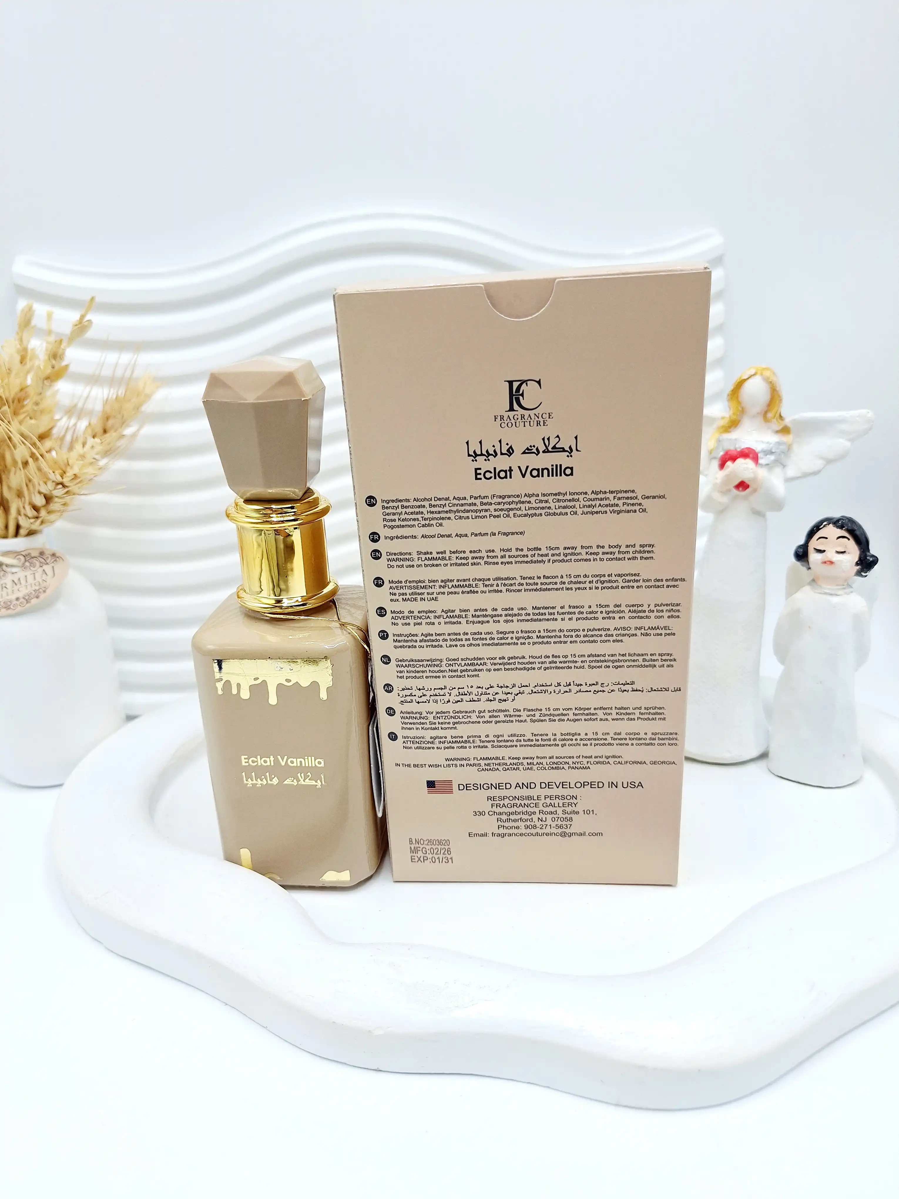 ادکلن اسپرت Eclat Vanilla حجم 100 میل ساخت امارات کد 7597